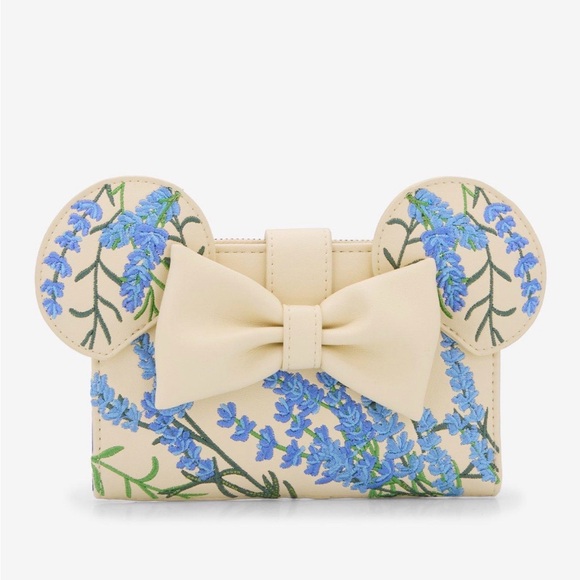 Loungefly Handbags - Loungefly Disney Minnie Mouse Blue Floral
Wallet NWT